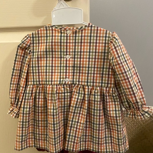 🦃 Three Sisters Smocked Thanksgiving Outfit | 6M | NWT
⸻ - Picture 2 of 4